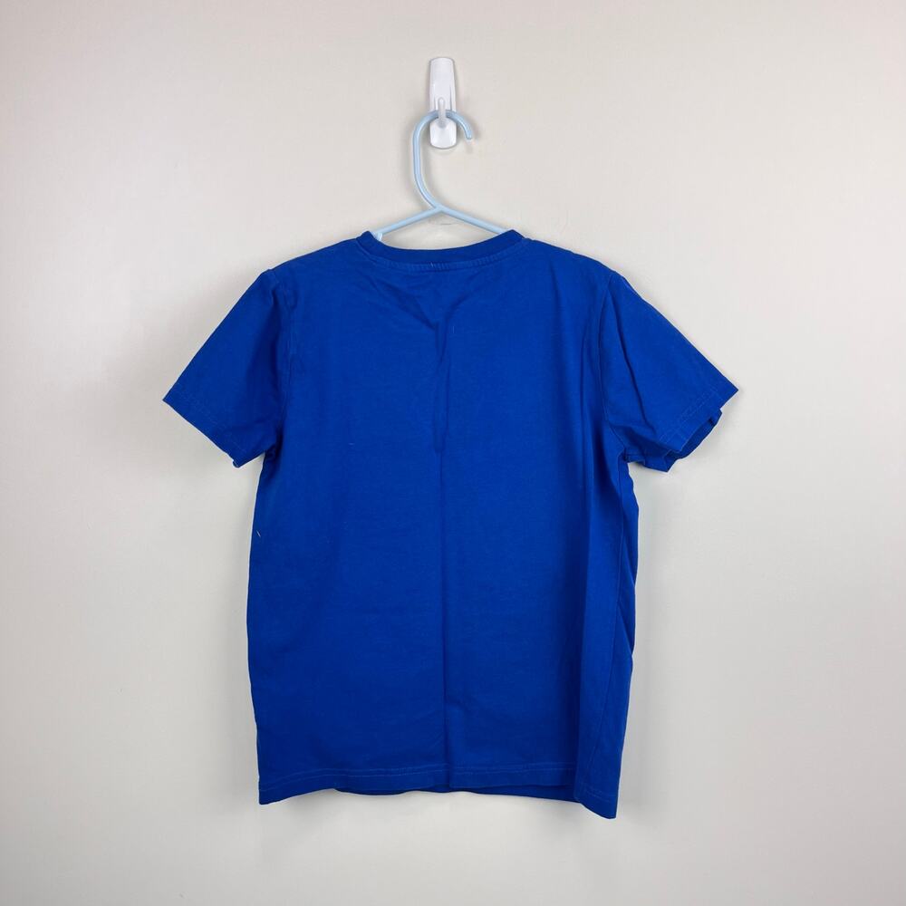 Mini Boden Educational Flap T-shirt Brilliant Blue Animal Poo 8-9 - Picture 7 of 7